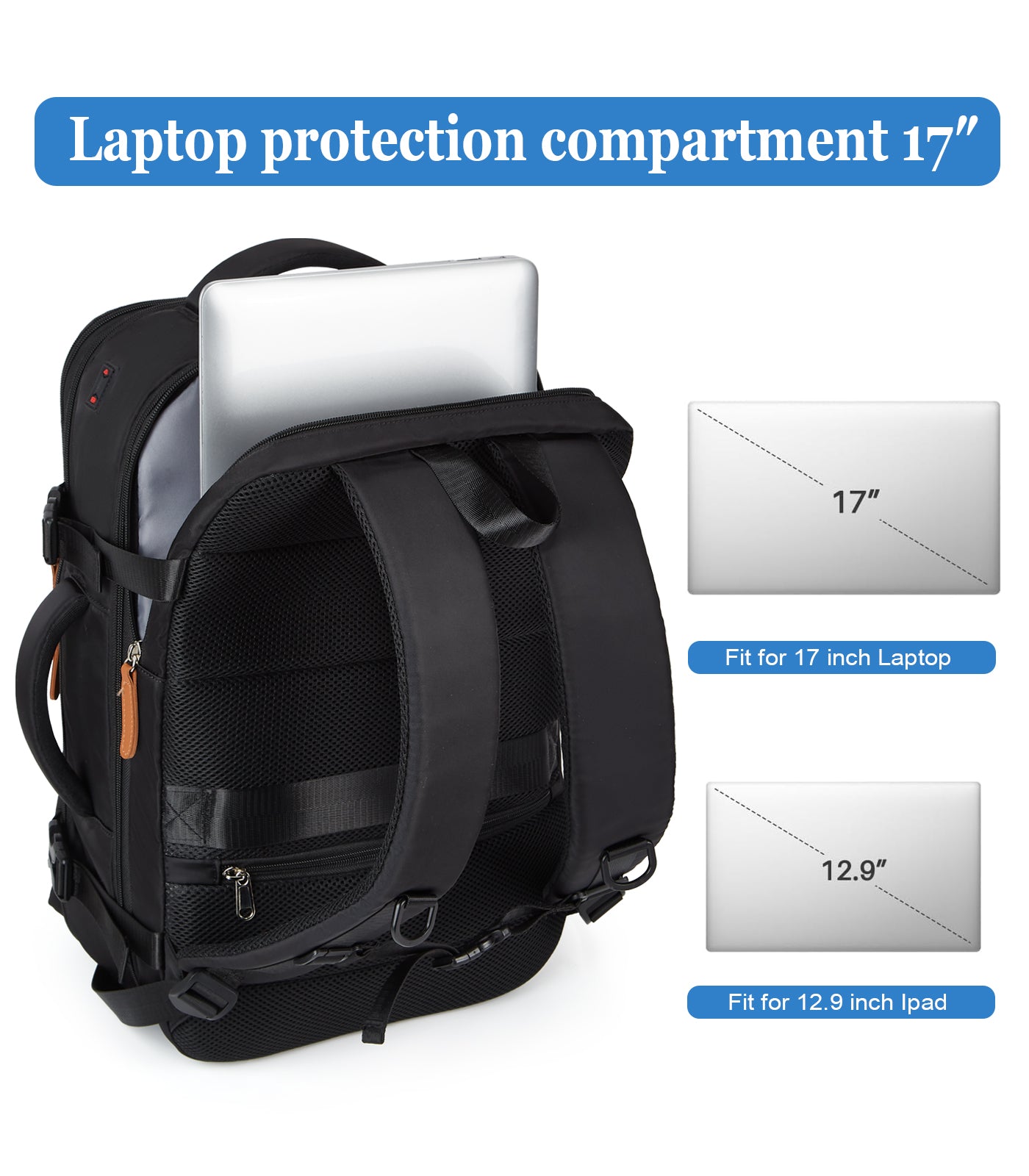 Makes Extra Large Travel Backpack For Women Men,Carry On Backpack,Hiking Backpack Waterproof Outdoor Sports Rucksack Casual Daypack Travel Essentials