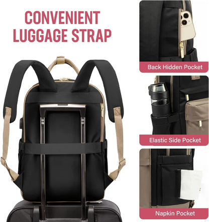 Large Travel Backpack For Women Men,Carry On Backpack,Hiking Backpack Waterproof Outdoor Sports Rucksack Casual Daypack Travel Essentials