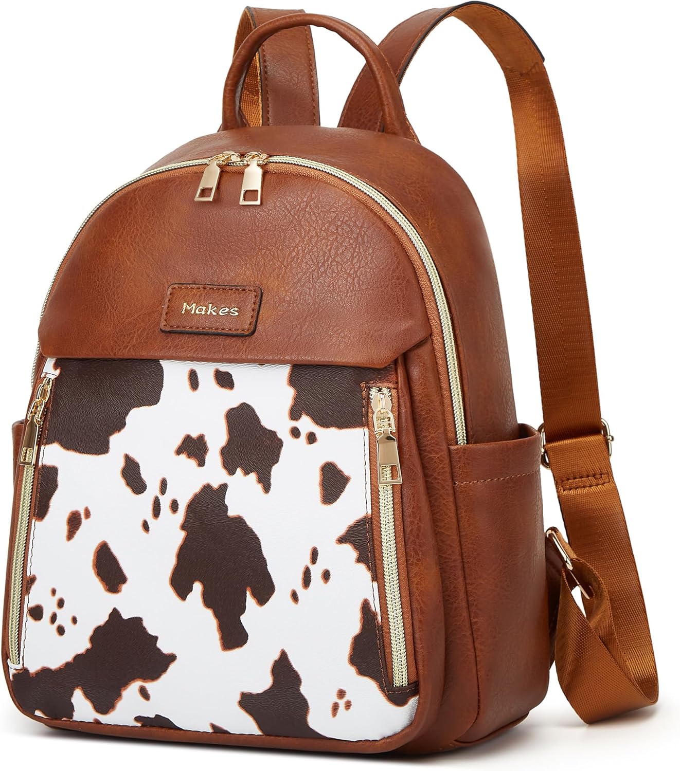 Makes Backpack Purse for Women PU Leather Travel Satchel Handbag Convertible Design Bag with Purse 2 Piece