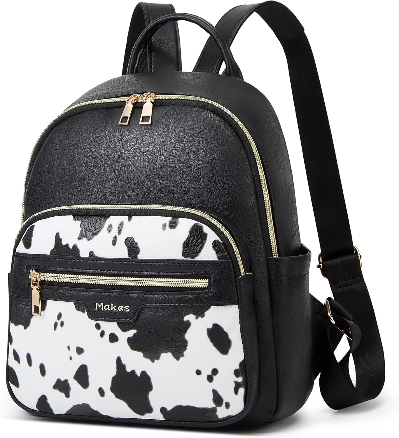 Makes Backpack Purse for Women PU Leather Travel Satchel Handbag Convertible Design Bag with Purse 2 Piece