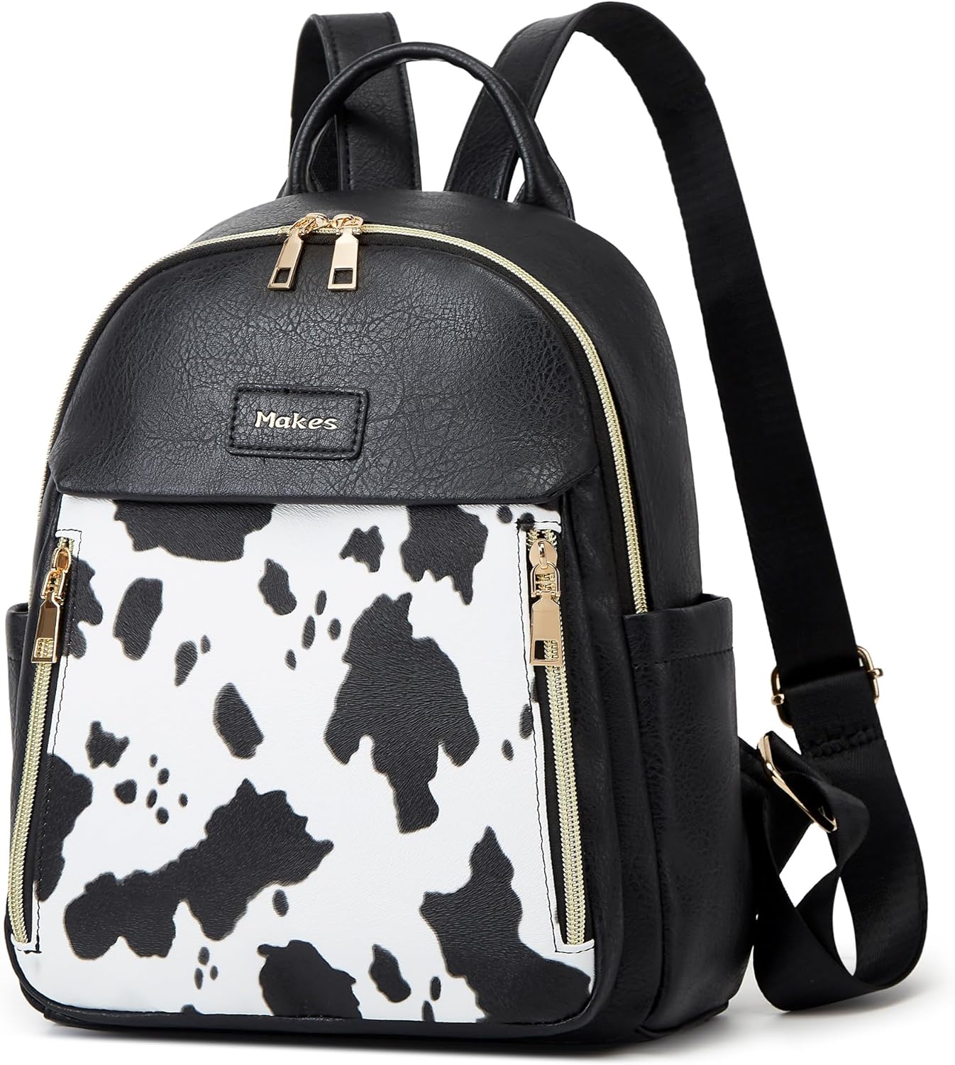 Makes Backpack Purse for Women PU Leather Travel Satchel Handbag Convertible Design Bag with Purse 2 Piece